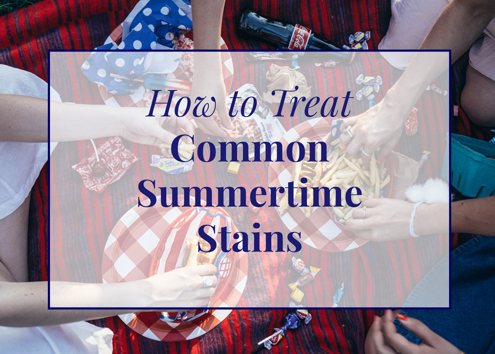 How to treat common summertime stains